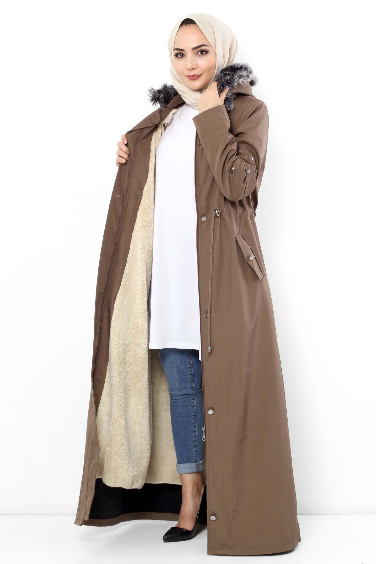 Full Length Fur Coat TSD0883 Mink
