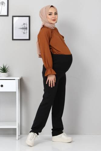 Hamilelik Pantolonu TSD1102 Siyah - Thumbnail
