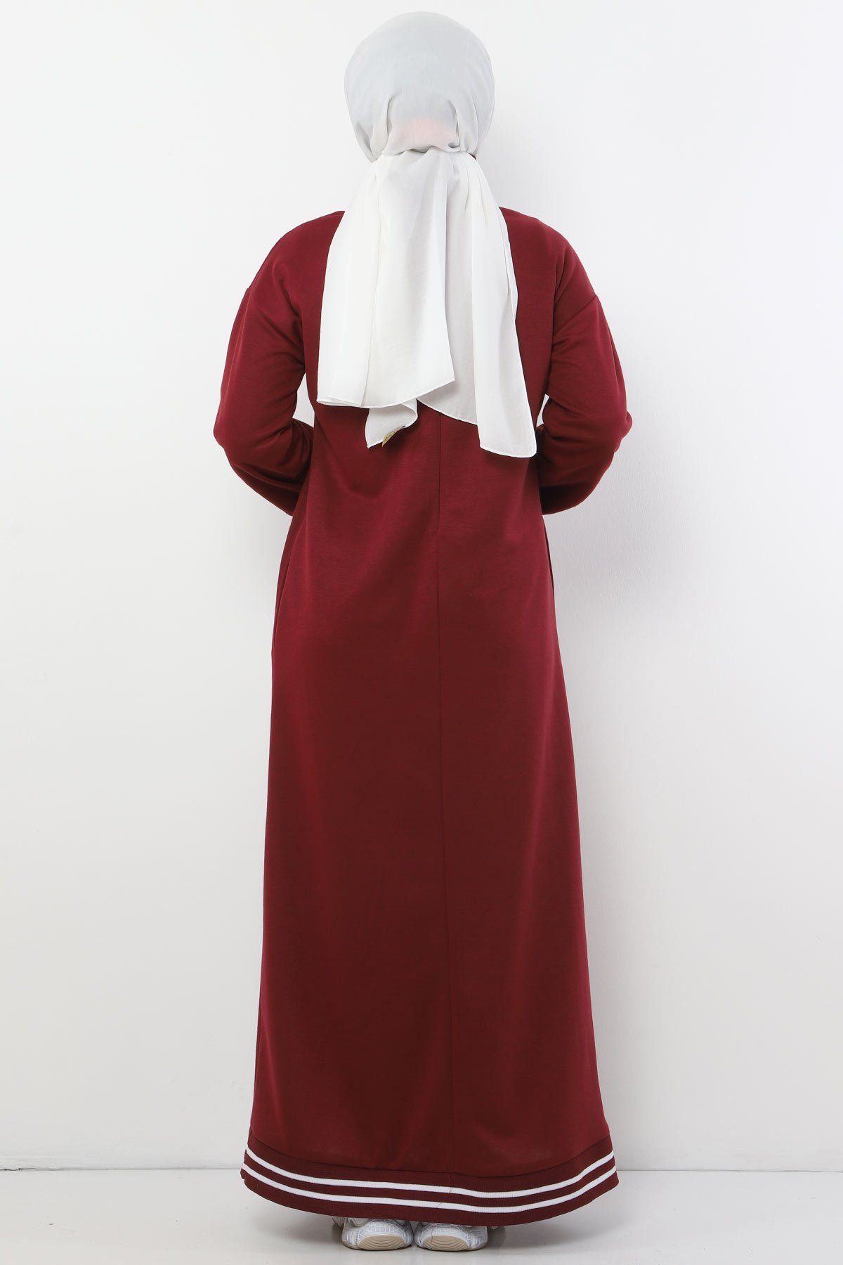 فستان رياضي TS10484لون احمر كلاريت